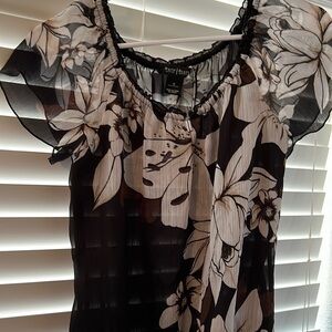 White House Black Market floral top.